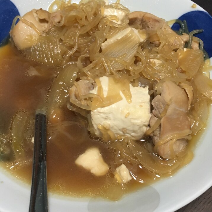 鶏モモ肉で肉豆腐